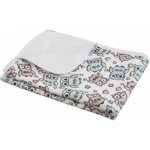 Akuku Nepromokavá podložka froté sovy 70 x 50 – Zboží Dáma
