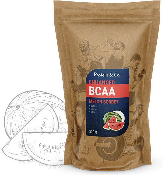 Protein&Co BCAA ENHANCED 250 g od 249 Kč - Heureka.cz