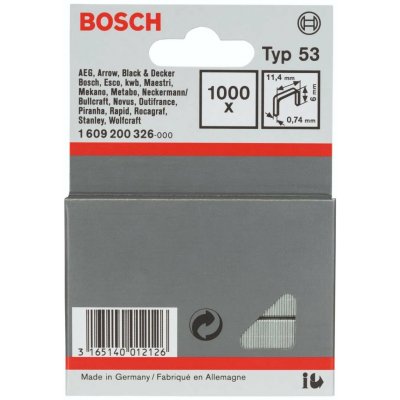 Bosch 1609200326 1000ks – Sleviste.cz