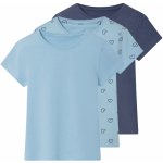 lupilu Dívčí triko, 3 kusy modrá – Zboží Dáma