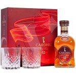Cardhu 12y 40% 0,7 l (dárkové balení 2 sklenice) – Zboží Dáma