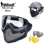 Wosport Pilot ochranná maska černá – Zboží Mobilmania