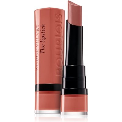 Bourjois Paris Rouge Velvet The Lipstick matná rtěnka 15 Peach Tatin 2,4 g – Hledejceny.cz