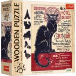 TREFL Art Dřevěné Steinlen Černá kočka Le Chat Noir 200 dílků – Hledejceny.cz