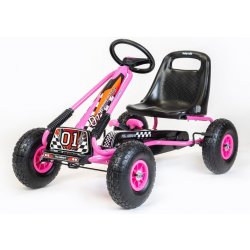 Go-kart Dětská šlapací motokára Baby Mix Razor růžová