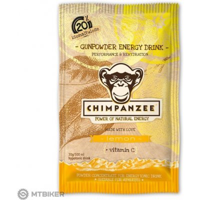 Chimpanzee Gunpowder Energy Drink 500ml barva lemon 30 g