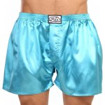 Styx pánské trenky klasická guma saténové modré (C967) – Zboží Mobilmania