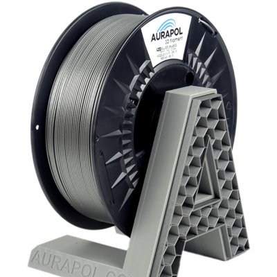 AURAPOL PLA – Stříbrná 1,75 mm; 1 kg – Zboží Živě