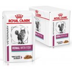 Royal Canin Veterinary Diet Cat Renal with Fish Feline 12 x 85 g – Sleviste.cz