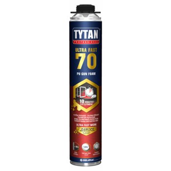 Tytan Pěna montážní pistolová Professional Ultra Fast 70 870 ml