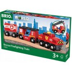 BRIO Hasičský hasící vlak 33844 – Zboží Dáma
