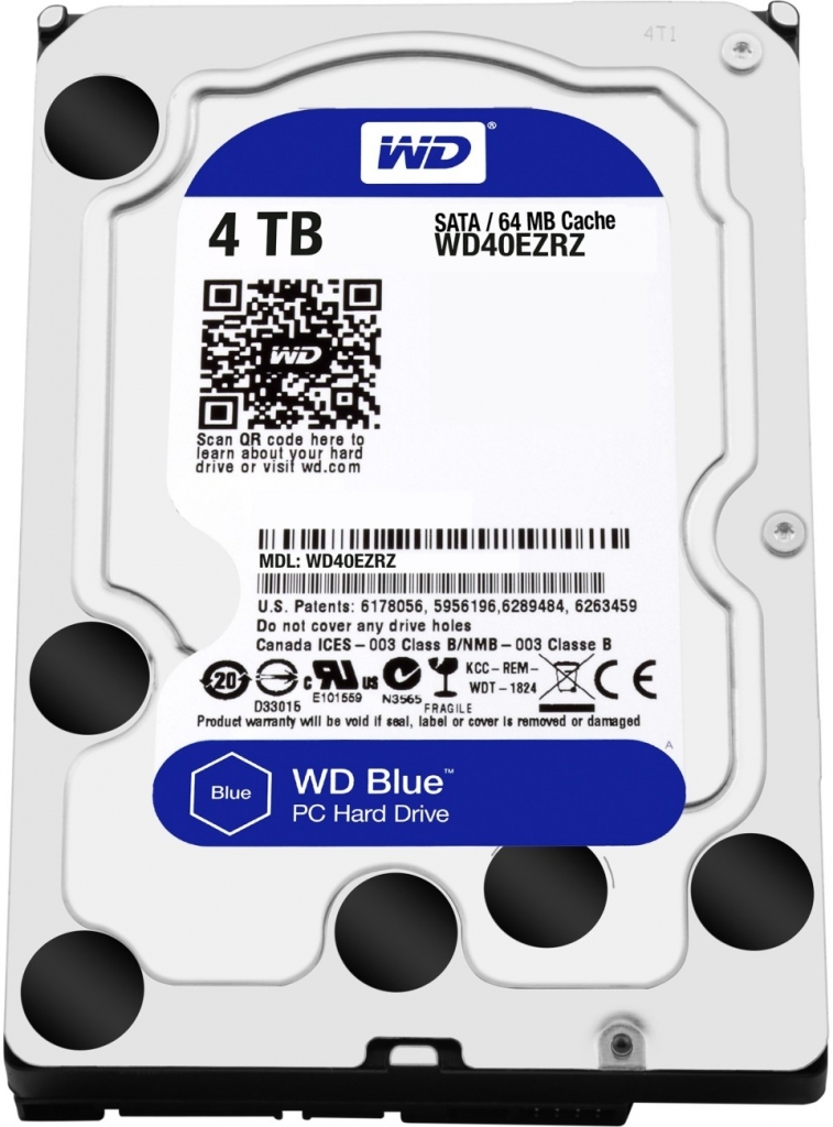 WD Blue 4TB, WD40EZRZ