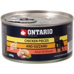 Ontario kuřecí kousky a žaludky 200 g – Hledejceny.cz