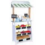 Derrson dřevěný XL Farmer Shop obchod s pokladnou váhou a doplňky W5295 – Zboží Dáma