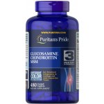Puritan's Pride Double Strength Glucosamine, Chondroitin & MSM 480 Kapslí – Hledejceny.cz