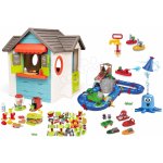 Smoby Set domeček se zahradní restaurací Chef House DeLuxe a vodní dráha AquaPlay Adventure Land s dobrodružstvím a potravinami – Hledejceny.cz