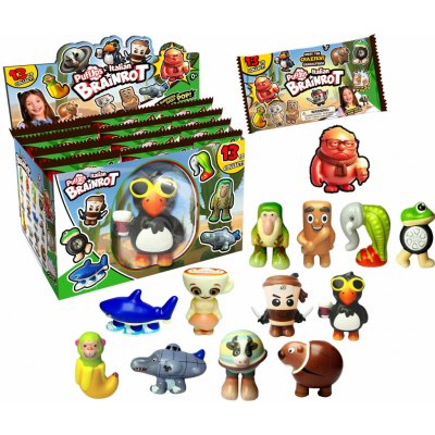 Mikro trading Brainrot PuffUps Squishy 12 druhů – Zboží Mobilmania