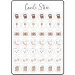 Samolepky Canli - Ikonky do diáře (A6) – Zboží Živě