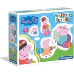 CLEMENTONI Moje první : Prasátko Peppa 4v1 3,6,9,12 dílků – Zbozi.Blesk.cz