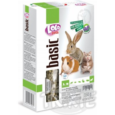 LOLO pets Basic granulovaná vojtěška 350 g – Zbozi.Blesk.cz