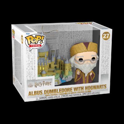 Funko Pop! 27 Albus Brumbál with Hogwarts 15 cm