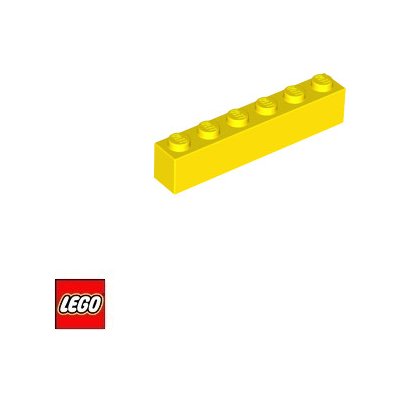 LEGO® 3009 KOSTKA 1x6 Žlutá – Hledejceny.cz