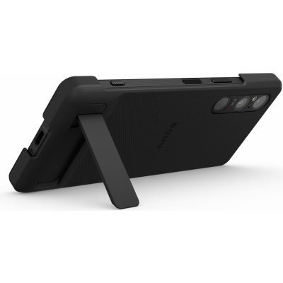 Pouzdro SONY Xperia 1 V Stand Cover černé XQZCBDQB.ROW – Zboží Mobilmania