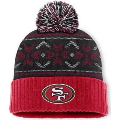 Fanatics Pánská zimní čepice San Francisco 49ers NFL Snowday Cuffed Knit Hat with Pom – Hledejceny.cz