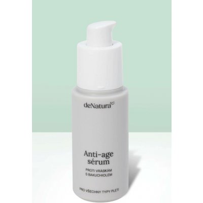 deNatura Anti age sérum s bakuchiolem a CoQ10 30 ml – Hledejceny.cz