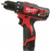 Akušroubovák Milwaukee M12 BDD-202C