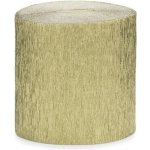 PartyDeco SERPENTÝNA krepová zlatá 5cm 10m – Sleviste.cz