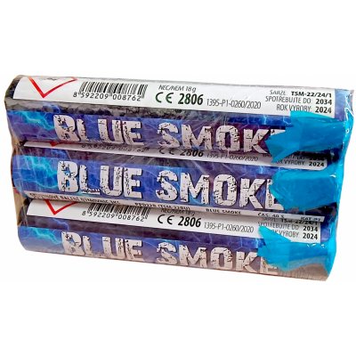 Modrá dýmovnice BLUE SMOKE 3 ks – Zbozi.Blesk.cz
