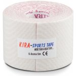 Kira Sports Tape kinezio tejp bílá 5cm x 5m – Zbozi.Blesk.cz