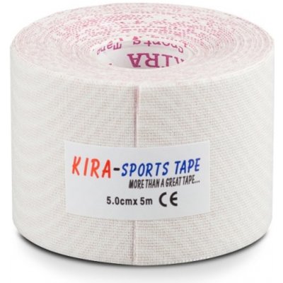 Kira Sports Tape kinezio tejp bílá 5cm x 5m – Zbozi.Blesk.cz