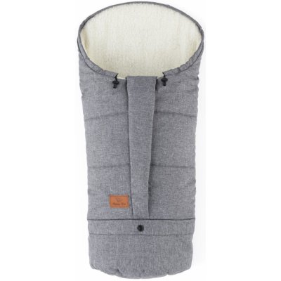 HappyBee zimní Mumi 3v1 ovčí rouno melange grafit – Zboží Mobilmania