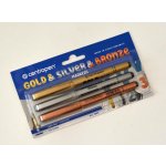 Centropen 2670/3 M sada zlatá stříbrná bronzová – Zboží Dáma