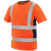 Pracovní oděv Tričko EXETER výstražné pánské oranžové