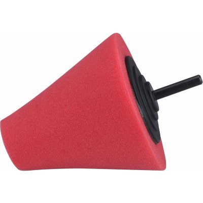 Extol Premium kužel leštící pěnový, T10, červený, 80 mm, stopka 6 mm – Zbozi.Blesk.cz