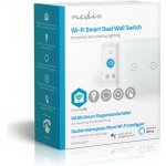 Nedis WiFi chytrý spínač osvětlení, dvojitý WIFIWS20WT – Zboží Mobilmania