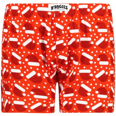 Frogies Pánske trenky Redhat Christmas červená – Zboží Dáma