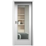 Sapeli Elegant Komfort M40 posuvné bílá hladká 60 x 210 cm Čiré sklo – Hledejceny.cz