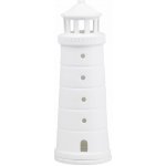 räder Porcelánová lucerna Lighthouse 18 cm, bílá barva, porcelán – Zboží Dáma