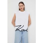 Karl Lagerfeld KARL SIGNATURE TANK bílá – Zboží Dáma