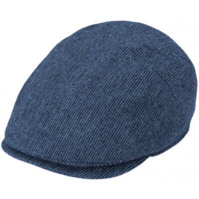 Fiebig Headwear since 1903 Zimní pánská modrá bekovka od Fiebig Shetlandská vlna – Hledejceny.cz