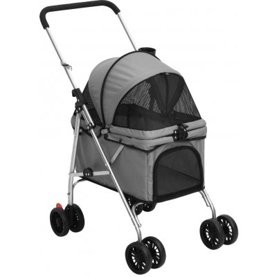 vidaXL Skládací kočárek pro psa 76 x 50 x 100 cm x – Zboží Mobilmania