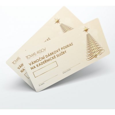 Tomas Arsov VÁNOČNÍ POUKAZ na kadeřnické služby 3000,- Hodnota: 3 000,- – Zboží Mobilmania