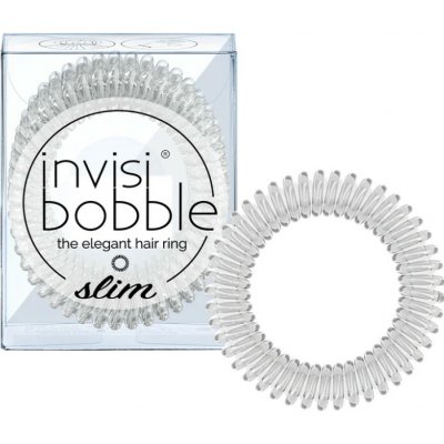 invisibobble Slim gumičky do vlasů 3 ks Crystal Clear 3 ks – Zboží Dáma