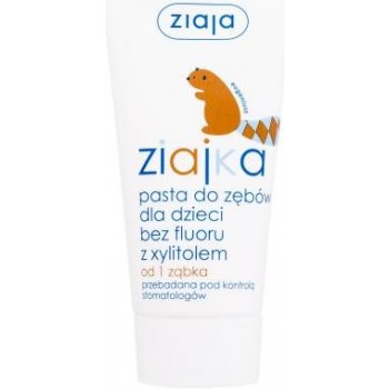 Ziaja Ziajka Bobr zubní pasta bez fluoru s xylitolem 50 ml