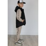 Kids Joy dětská vesta s prodlouženými zády Černá – Zboží Dáma