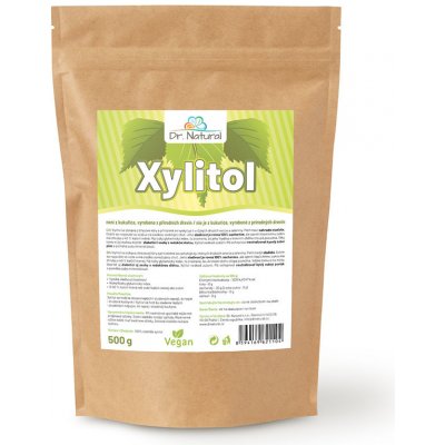 Dr. Natural Xylitol přírodní březový cukr 500 g